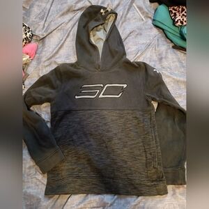 Under Armour Kids Black Hoodie with Logo